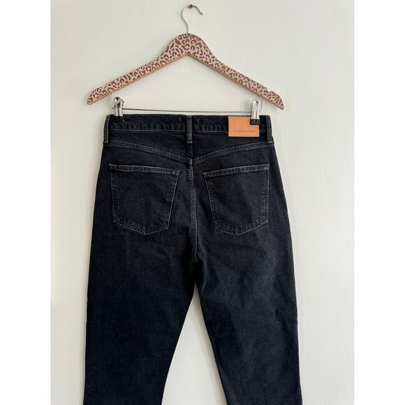 CITIZENS OF HUMANITY Marlee Black Relaxed Taper Jeans in The Cliffs Size 26 - Picture 8 of 10